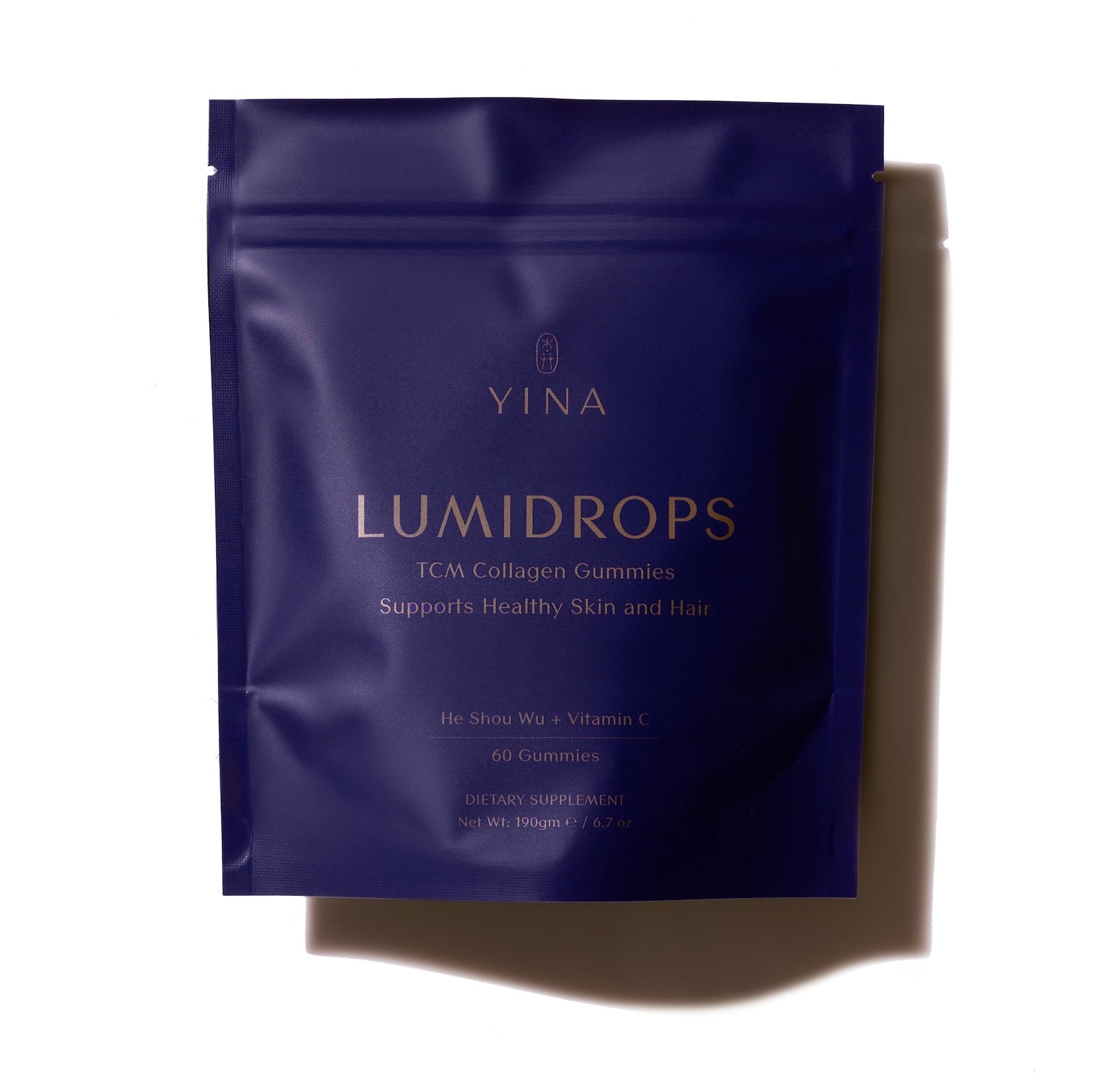 YINA Lumidrops collagen gummy package 60 count